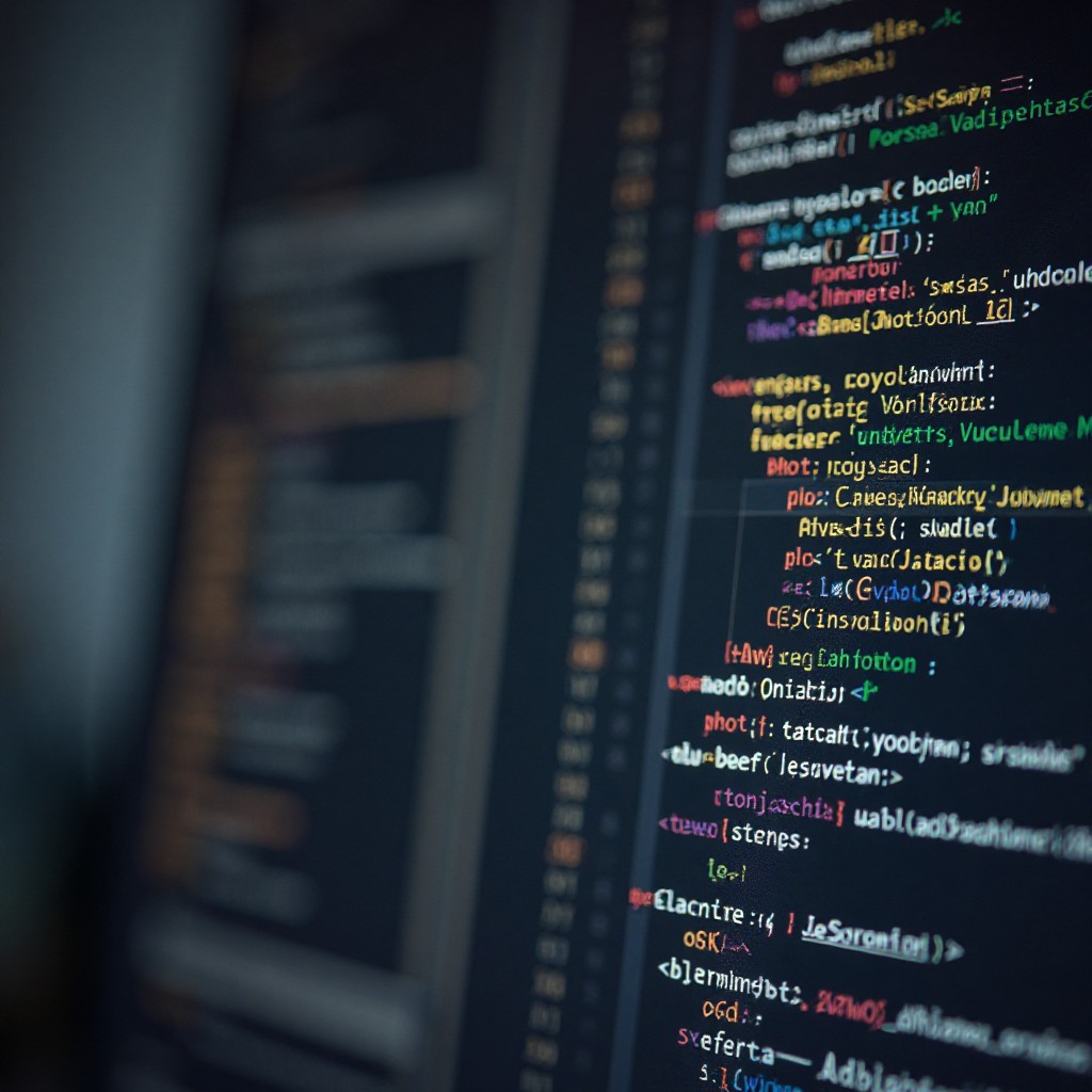 Código JavaScript moderno num editor